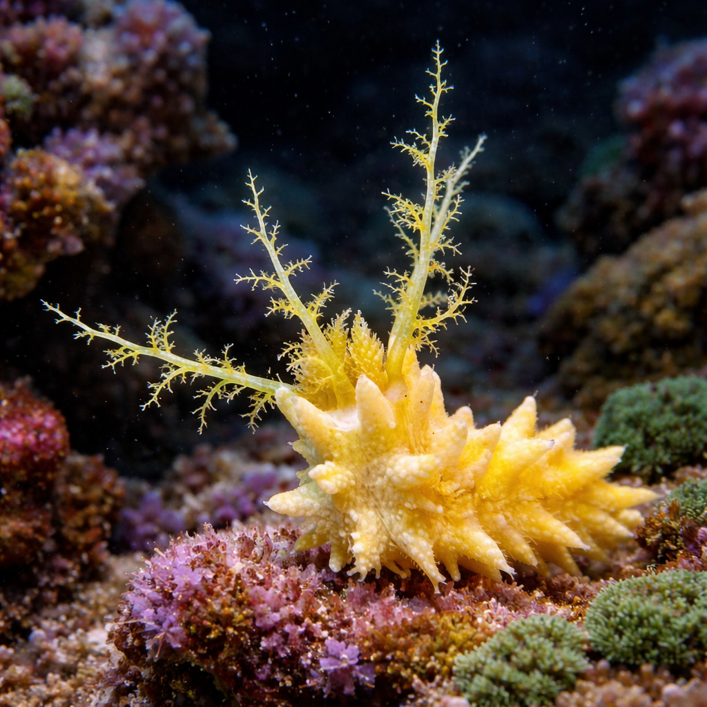Yellow Sea Cucumber - Corals Anonymous