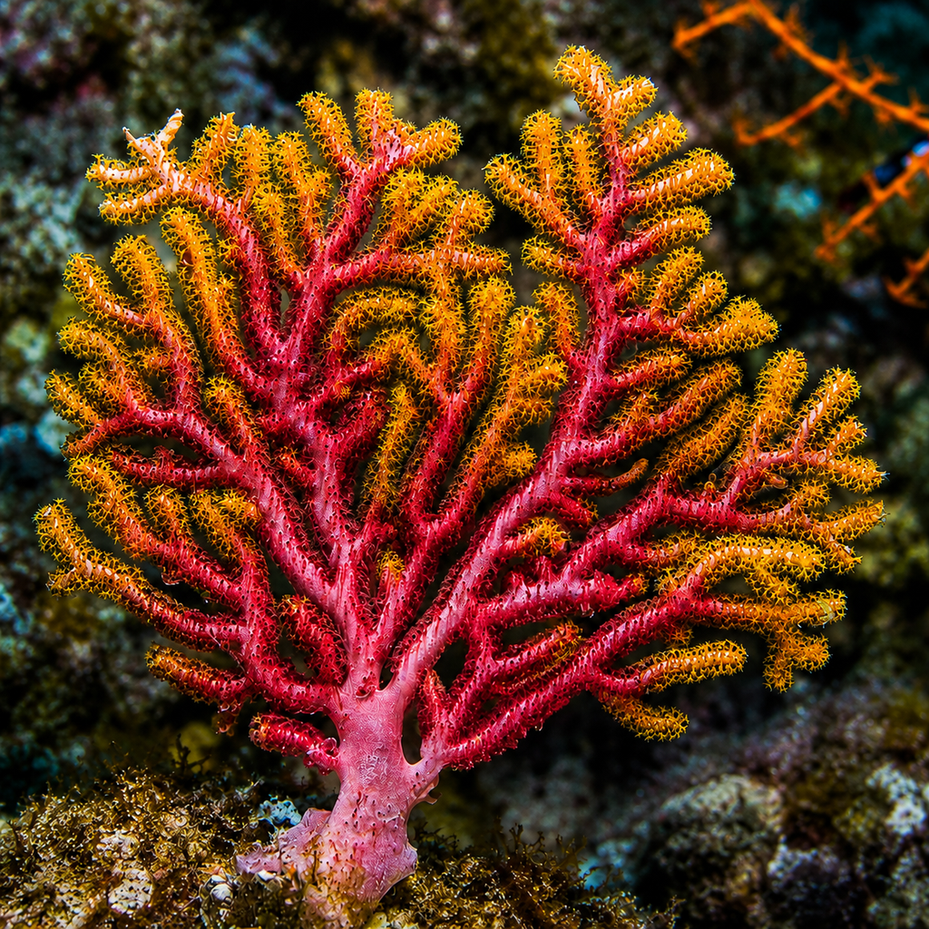 Flamin' Hot Sea Fan Gorgonian (Rare) - Corals Anonymous
