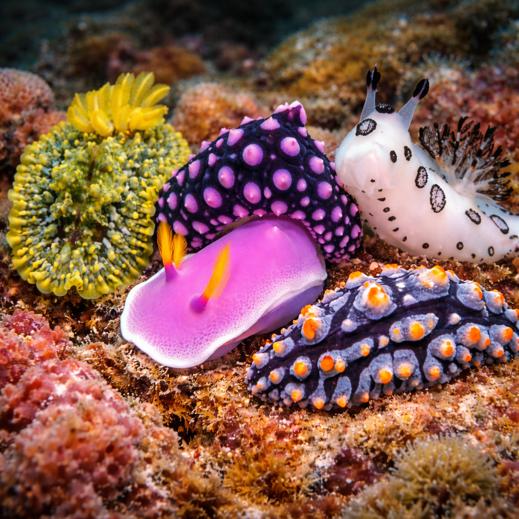Assorted Rainbow Sea Slugs - Corals Anonymous