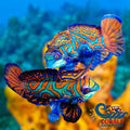 Green Mandarin Dragonet Goby Fish 5