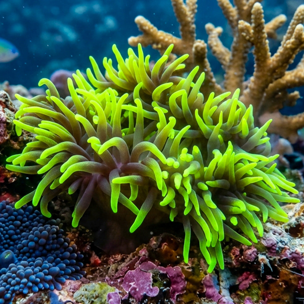 CA Purple Flash Bubble Tip Anemone - Corals Anonymous