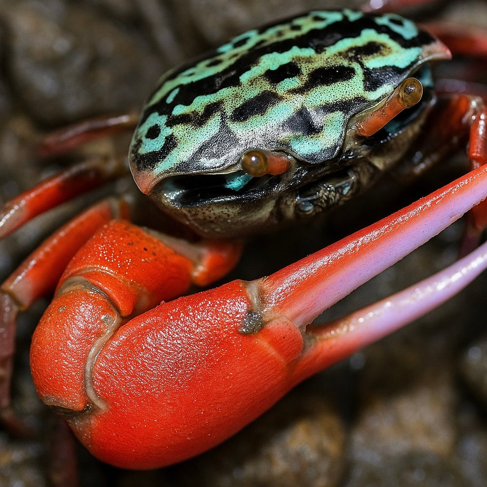 Watermelon Fiddler Crab (Saltwater Acclimated)